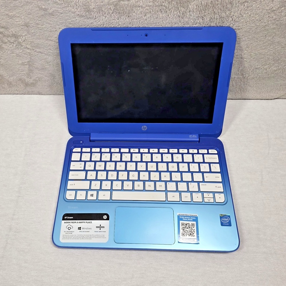 HP Stream Blue Model 11-d010nr For Parts & Repair No Charger